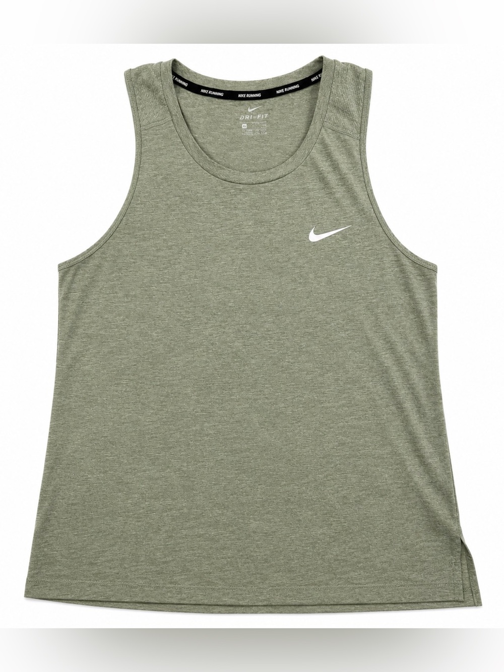 Nike Dri-FIT Olive Green Racerback Tank Top Women’s XL Athletic Workout Gym